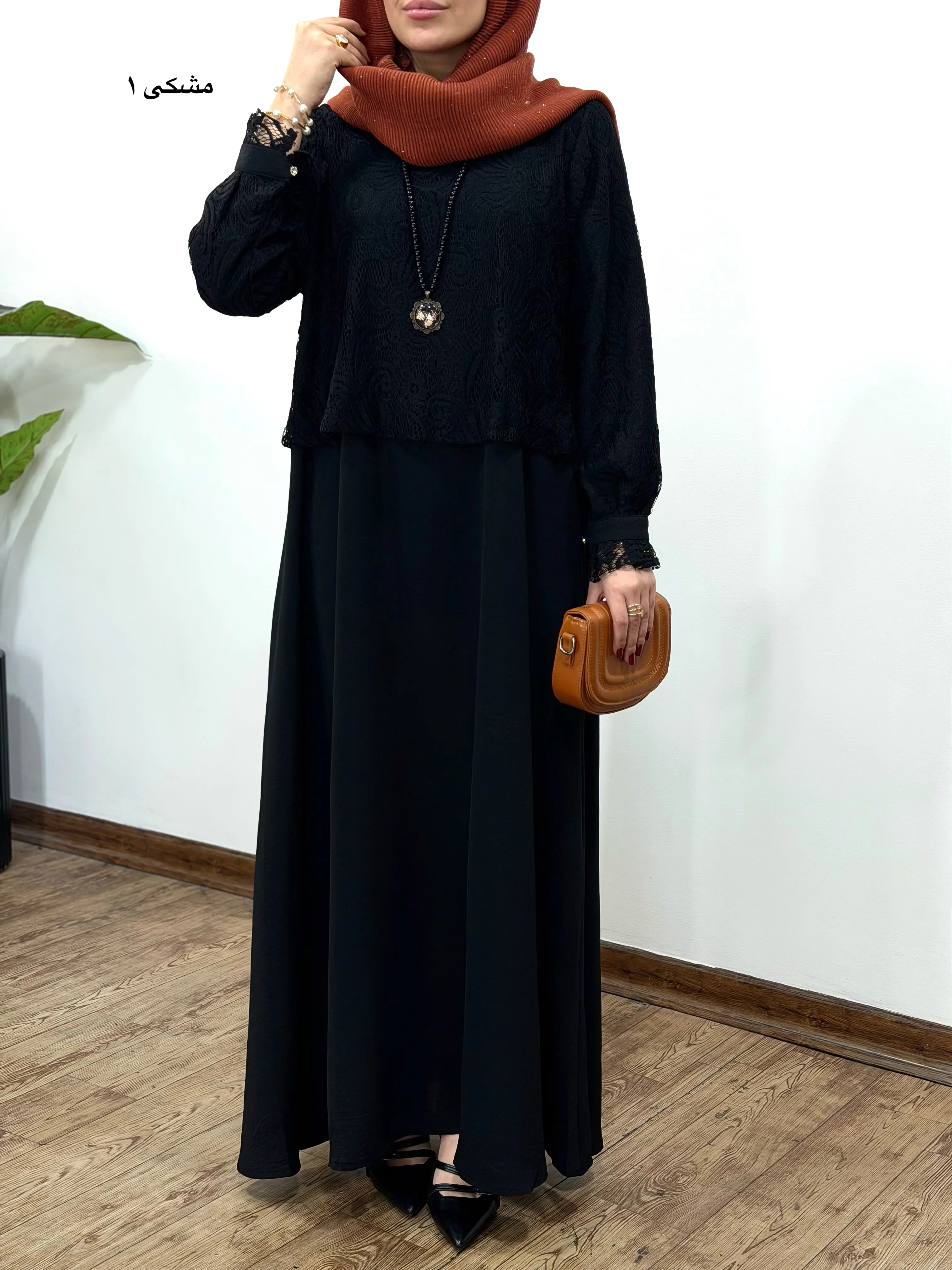 پیراهن مانتویی بلند ماریا